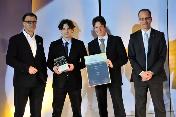 Bild: Website der Theben AG belegt 1. Platz beim INKA Wettbewerb 2012