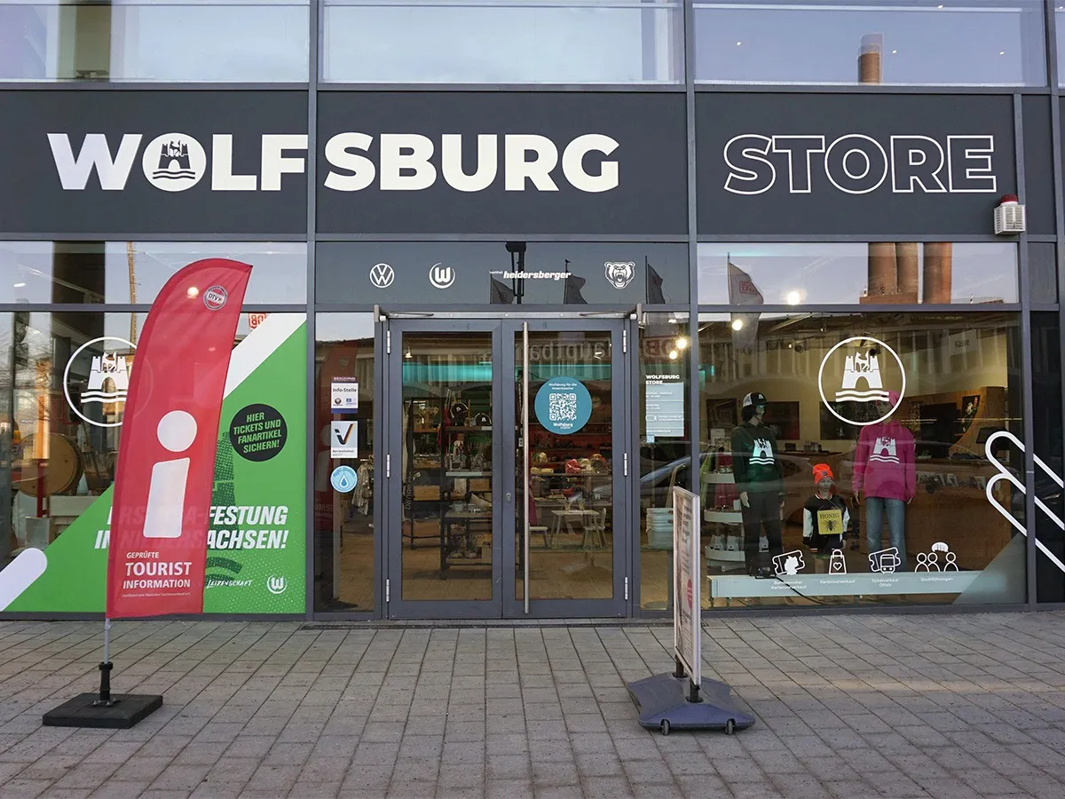 Wolfsburg Store inkl. Tourist-Information (© WMG Wolfsburg)