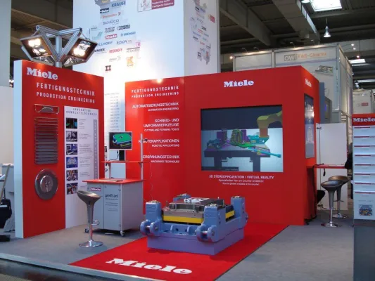 Bild: MIELE mit Virtual & Augemted Reality Technologie von VISENSO auch bei Messepräsentation einen Schritt voraus