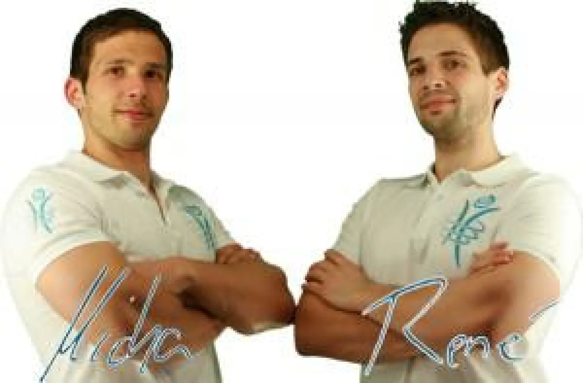 Micha und René Heinzelmann
