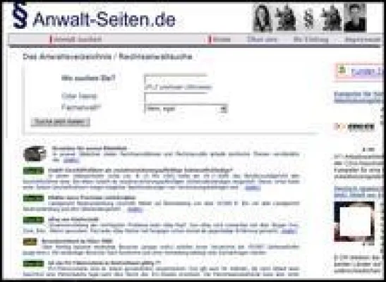 Bild: Ein Jahr Anwalt-Seiten.de