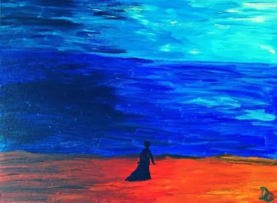 Bild: Kunstausstellung: 18. Mai – 30. Juni „Himmel und Meer“ von Dorothea Großmann im Salon Kaiserschnitt in Moabit