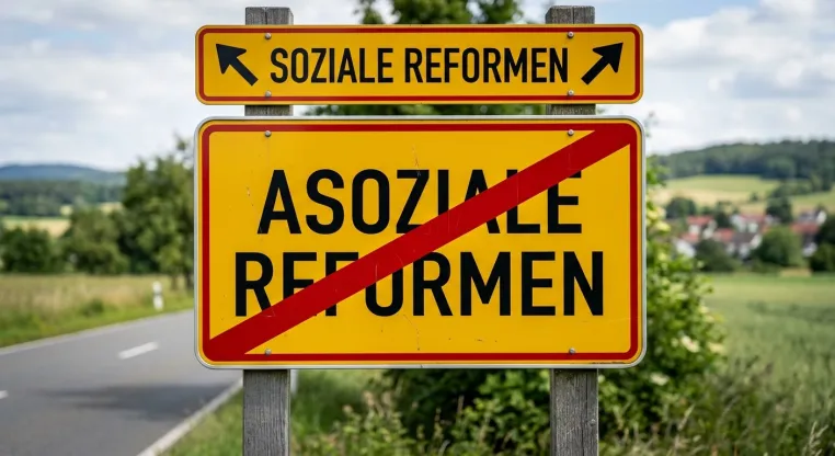 Bild: Offener Brief an den Bundeskanzler mit der Forderung von sozialverträglichen Reformen in Deutschland