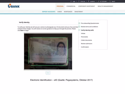Bild: Pega beschleunigt Onboarding und KYC inklusive Gesichtserkennungstechnologie