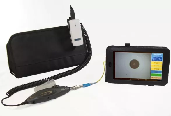 Bild: LWL Steckerendflächen-Inspektion jetzt mobil mit Ihrem Smartphone oder Tablet