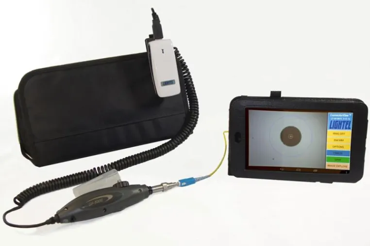 Bild: LWL Steckerendflächen-Inspektion jetzt mobil mit Ihrem Smartphone oder Tablet