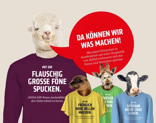 Bild: Neues Marketing für besseres Hören: AUDIA bringt kreative Werbekits für Hörakustiker auf den Markt