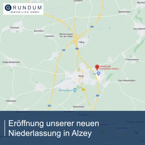 GRUNDUM Immobilien mit neuem Standort in Alzey Bild: GRUNDUM Immobilien mit neuem Standort in Alzey