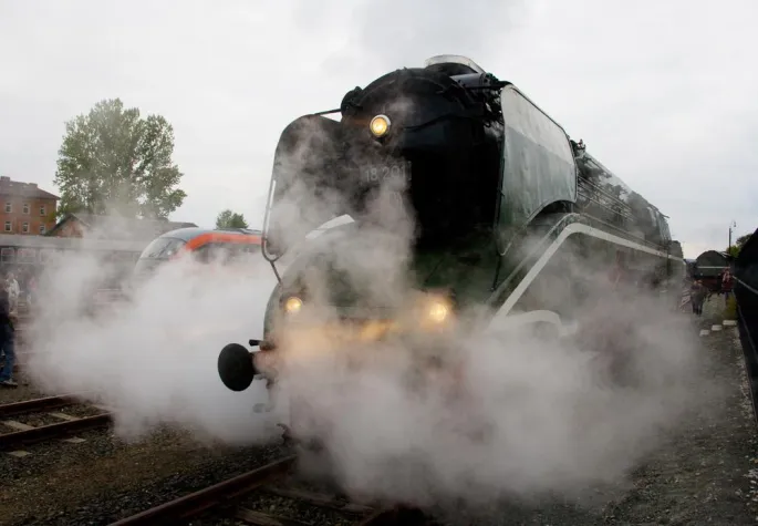 Bild: Saisonstart im Deutschen Dampflokomotiv-Museum Neuenmarkt