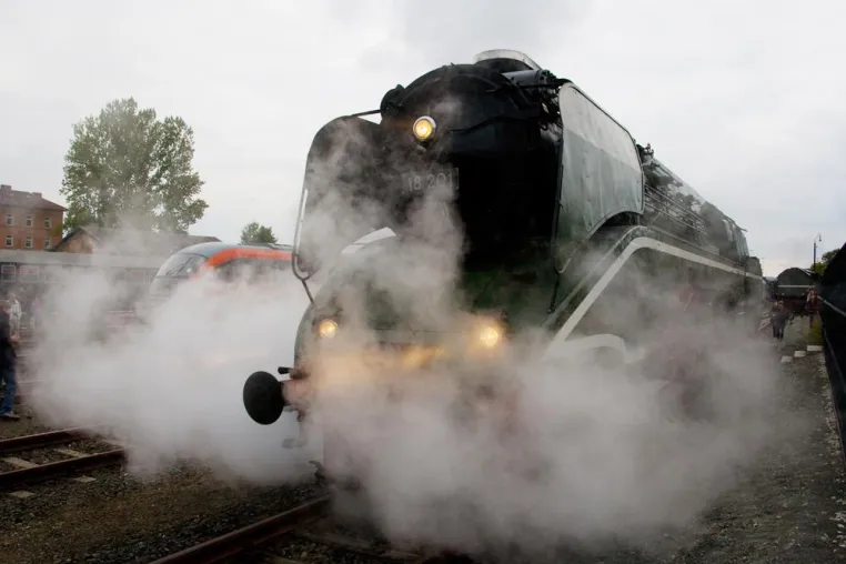 Bild: Saisonstart im Deutschen Dampflokomotiv-Museum Neuenmarkt