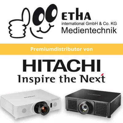 ETHA ist neuer Premiumpartner von Hitachi Event-Beamern Bild: ETHA ist neuer Premiumpartner von Hitachi Event-Beamern