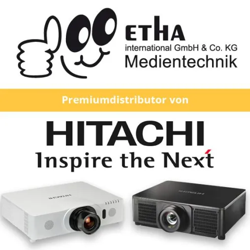 Bild: ETHA ist neuer Premiumpartner von Hitachi Event-Beamern