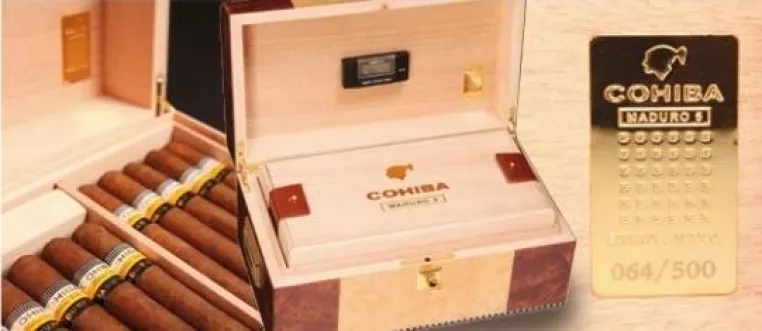 Bild: Neuer Luxus-Cigarren-Humidor “Cohiba Maduro 5”