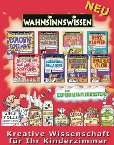 Wahnsinn Wissen Experimentierkästen endlich auch in Deutschland erhältlich Bild: Wahnsinn Wissen Experimentierkästen endlich auch in Deutschland erhältlich