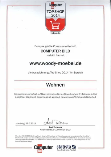 Bild: Woody Möbel – neues Design für den Top Shop 2014