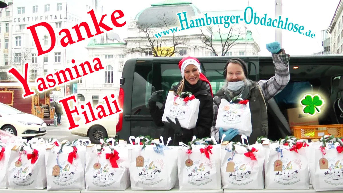 War auch an Weihnachten schon mit dabei - die Film-und Fernsehschauspielerin Yasmina Filali