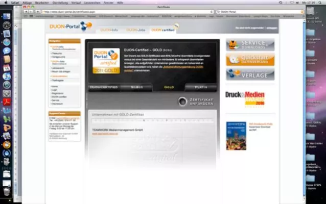 Bild: TEAMWORK– erfolgreicher Anwender des DUON-Portals