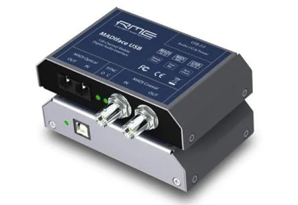 RME MADIface USB: professionelle kompakte Audiolösung für 128 Kanäle via MADI mit MADI Input-Redundanz Bild: RME MADIface USB: professionelle kompakte Audiolösung für 128 Kanäle via MADI mit MADI Input-Redundanz