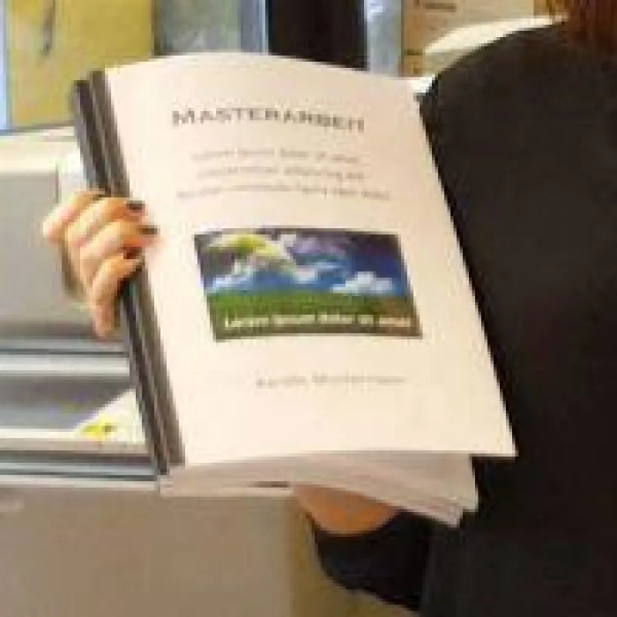 So könnte Ihre Examensarbeit aussehen