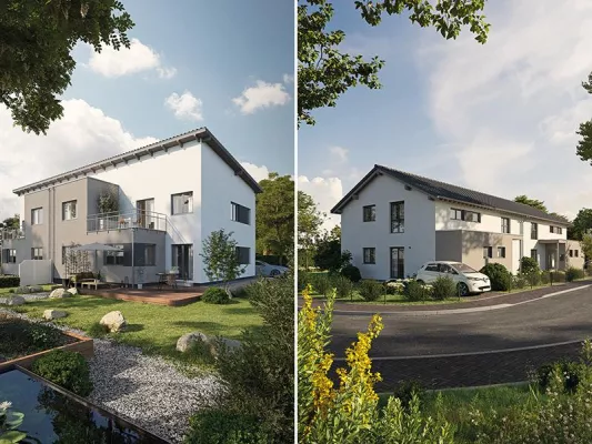 Bild: Gemischtes Doppel: Zwei Wohneinheiten unter einem Dach
