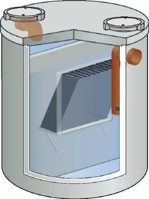 Bild: Niederschlagsbehandlung - Mall schickt Regen auf Partikel-Rutsche