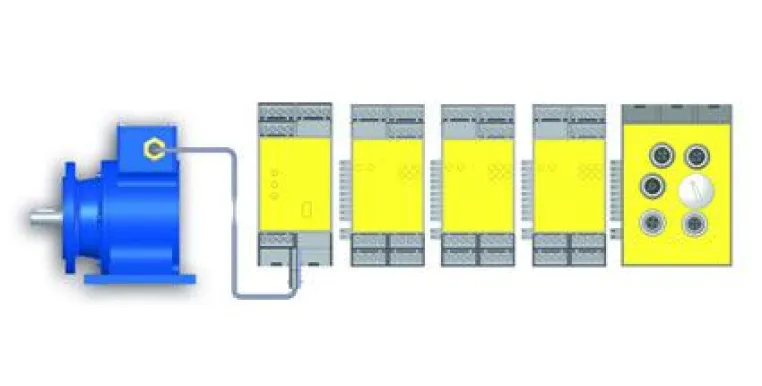 Johannes Hübner Giessen präsentiert die nächste Generation seines Universal-Drehgeber-Systems U-ONE-SAFETY Bild: Johannes Hübner Giessen präsentiert die nächste Generation seines Universal-Drehgeber-Systems U-ONE-SAFETY