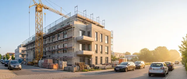 Bild: Neubauwohnung vom Bauträger mit EH55-Förderung: Antrag muss vor der ersten Rate bei der KfW sein