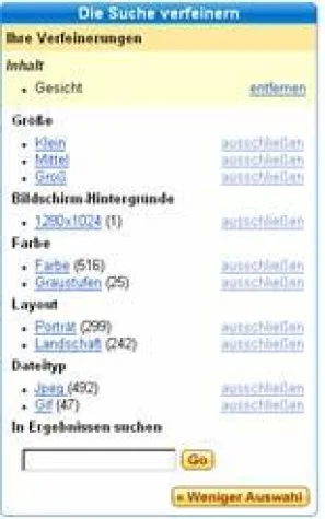 Bild: Mit wenigen Klicks zum richtigen Bild aus einer Milliarde indexierter Bilder