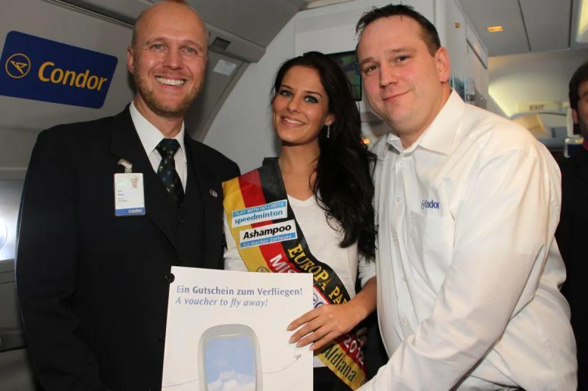 23 Miss Germany-Kandidatinnen machten das Flugzeug zum Catwalk