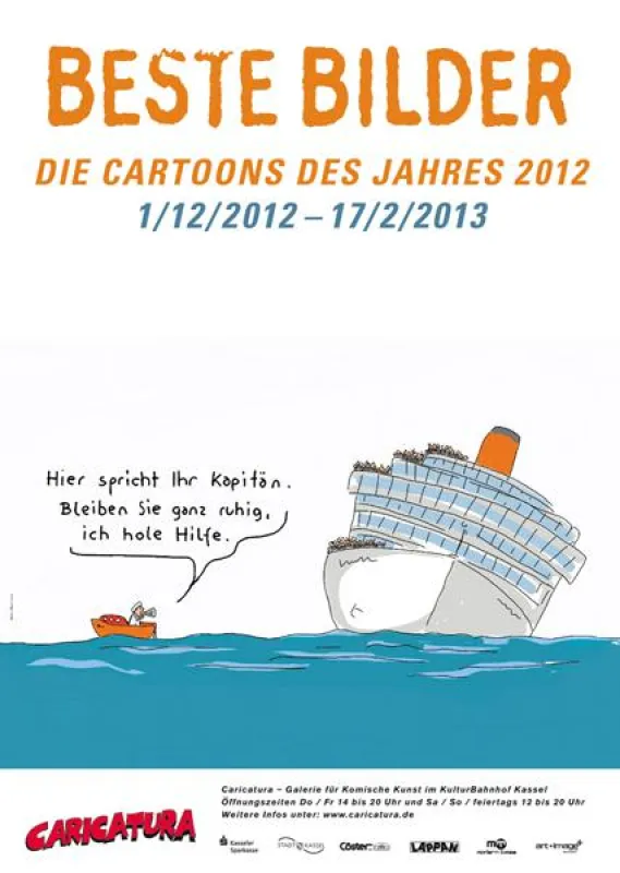 BESTE BILDER - Die Cartoons des Jahres 2012 in der Caricatura - Galerie für Komische Kunst in Kassel