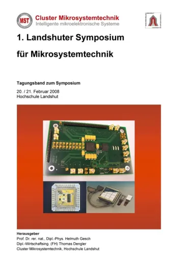 Tagungsband zum 1. Symposium für Mikrosystemtechnik erschienen Bild: Tagungsband zum 1. Symposium für Mikrosystemtechnik erschienen