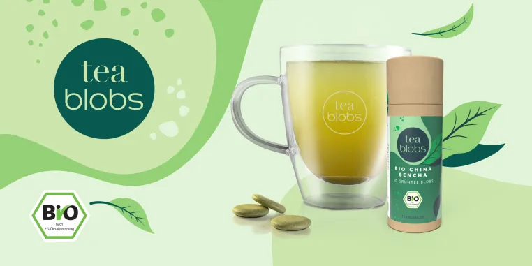 TeaBlobs denkt Bio-Tee neu und sagt Tschüss zu Teebeuteln Bild: TeaBlobs denkt Bio-Tee neu und sagt Tschüss zu Teebeuteln
