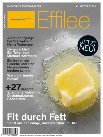 Neues Foodmagazin Effilee erscheint am 30.10. Bild: Neues Foodmagazin Effilee erscheint am 30.10.