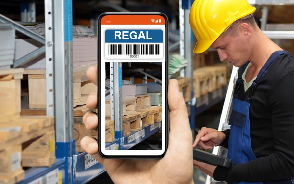 Moderne Software zur Prüfung der Regal - Alle Regalprüfungen im Blick (© Hoppe Unternehmensberatung)