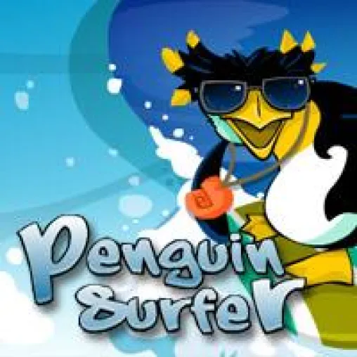 Bild: Nur auf Playnova: Penguin Surfer: „Das wilde Spiel mit der Brandung“
