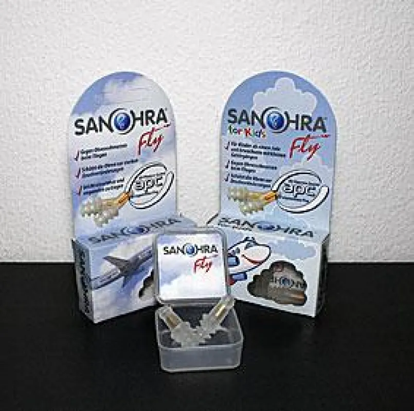 Schont die Ohren beim Fliegen: Sanohra fly, das neue Produkt aus dem Hause AFK