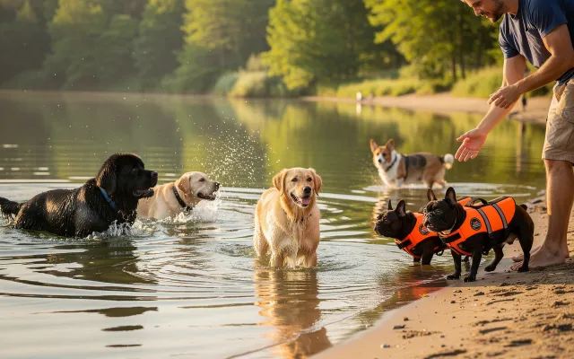 Bild: Können alle Hunde schwimmen?