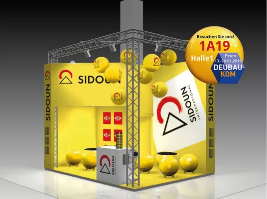 Bild: SIDOUN auf der DeubauKOM 2016
