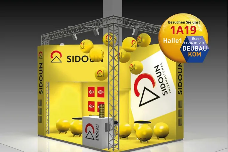 SIDOUN auf der DeubauKOM 2016 Bild: SIDOUN auf der DeubauKOM 2016