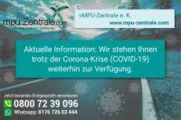 Bild: MPU Vorbereitung in Zeiten der Corona-Krise