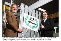Bild: Käuferle liefert 2,5-Millionsten Trennwand-Meter - Millionenfach bewährt