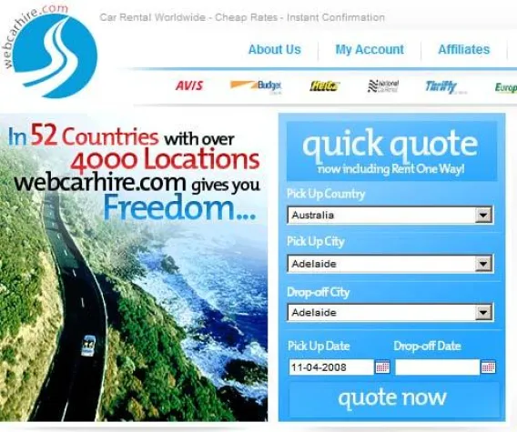 Bild: European Hostel Cooperation wählt Webcarhire.com als Mietwagenpartner