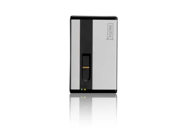 Bild: DIGITUS® - 2,5“ HDD USB 2.0 Gehäuse mit biometrischen Fingerabdrucksensor