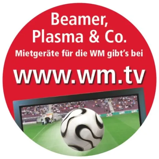 Bild: wm.tv - neuer Mietgeräte-Shop von Livingston für IT- und Präsentationssysteme zur Fußball-WM