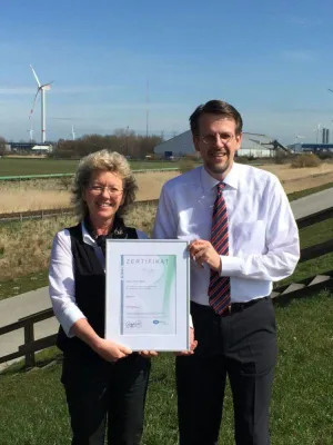 Bild: Brunsbüttel Ports: GreenPort! Hafenbetreiber erfolgreich nach Umweltnorm ISO 14001 zertifiziert.