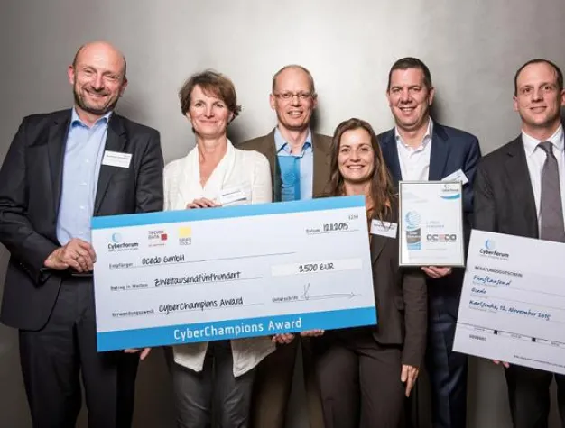 Bild: CyberChampions Award 2015: TechniData zeichnet Ocedo als besten 'NewComer' aus