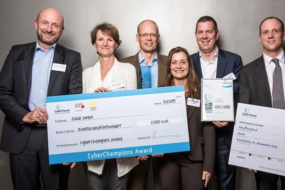 Bild: CyberChampions Award 2015: TechniData zeichnet Ocedo als besten 'NewComer' aus