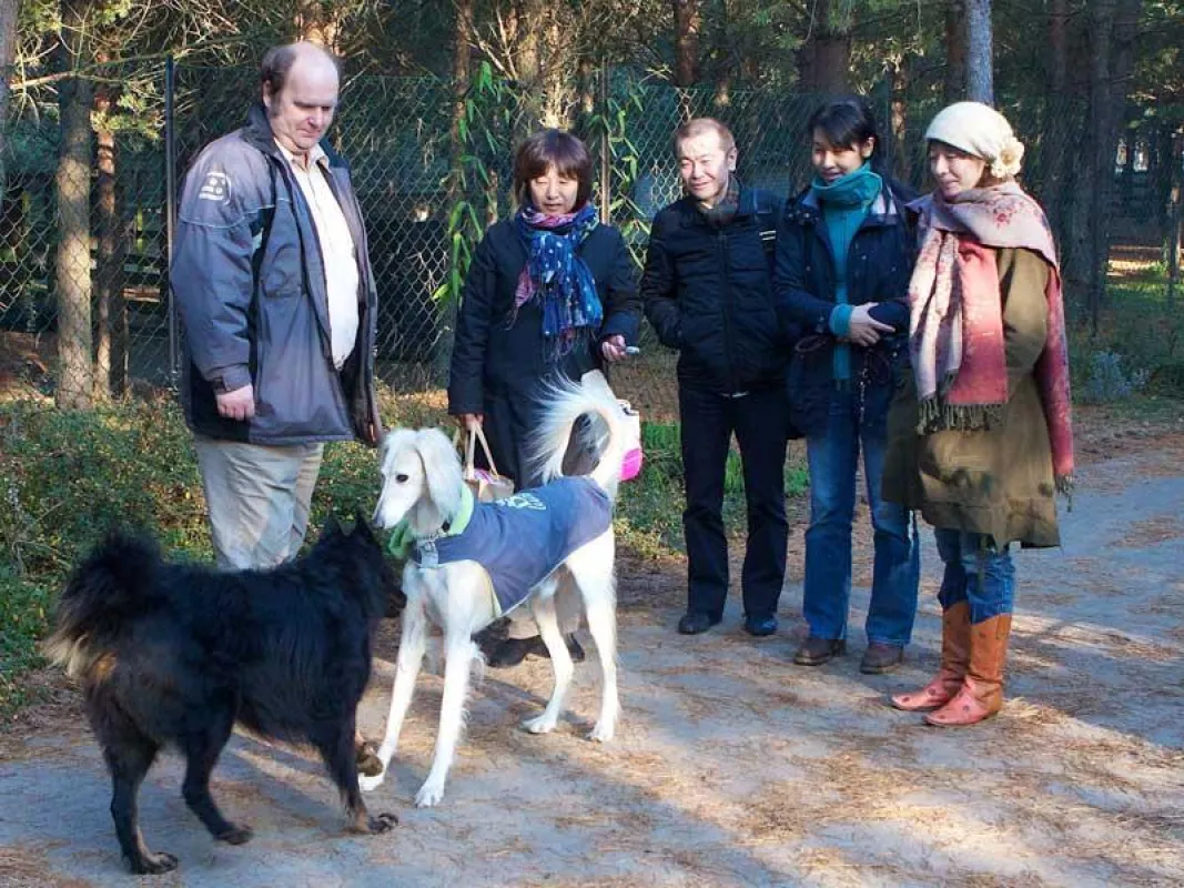 Begrüßung der Gäste aus Japan