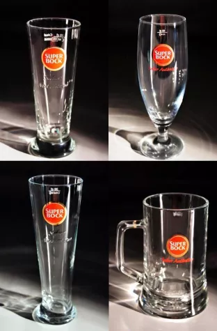 Bild: Neu und exklusiv bei markenglas.de: Original Gläser "Super Bock"