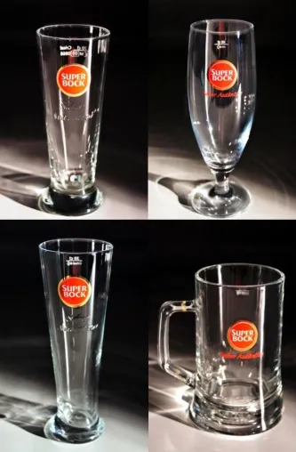Neu und exklusiv bei markenglas.de: Original Gläser "Super Bock" Bild: Neu und exklusiv bei markenglas.de: Original Gläser "Super Bock"